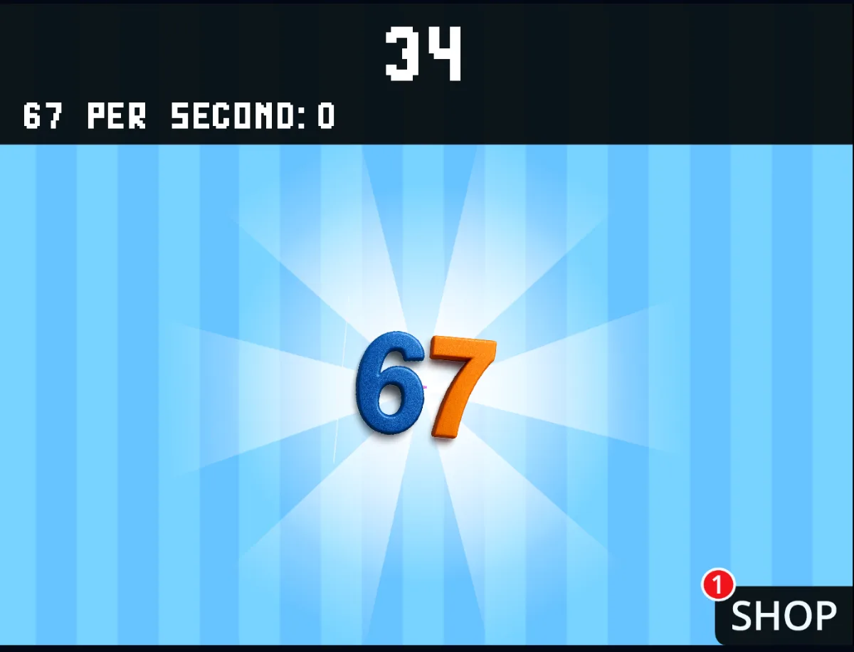 67 Clicker Meme Game