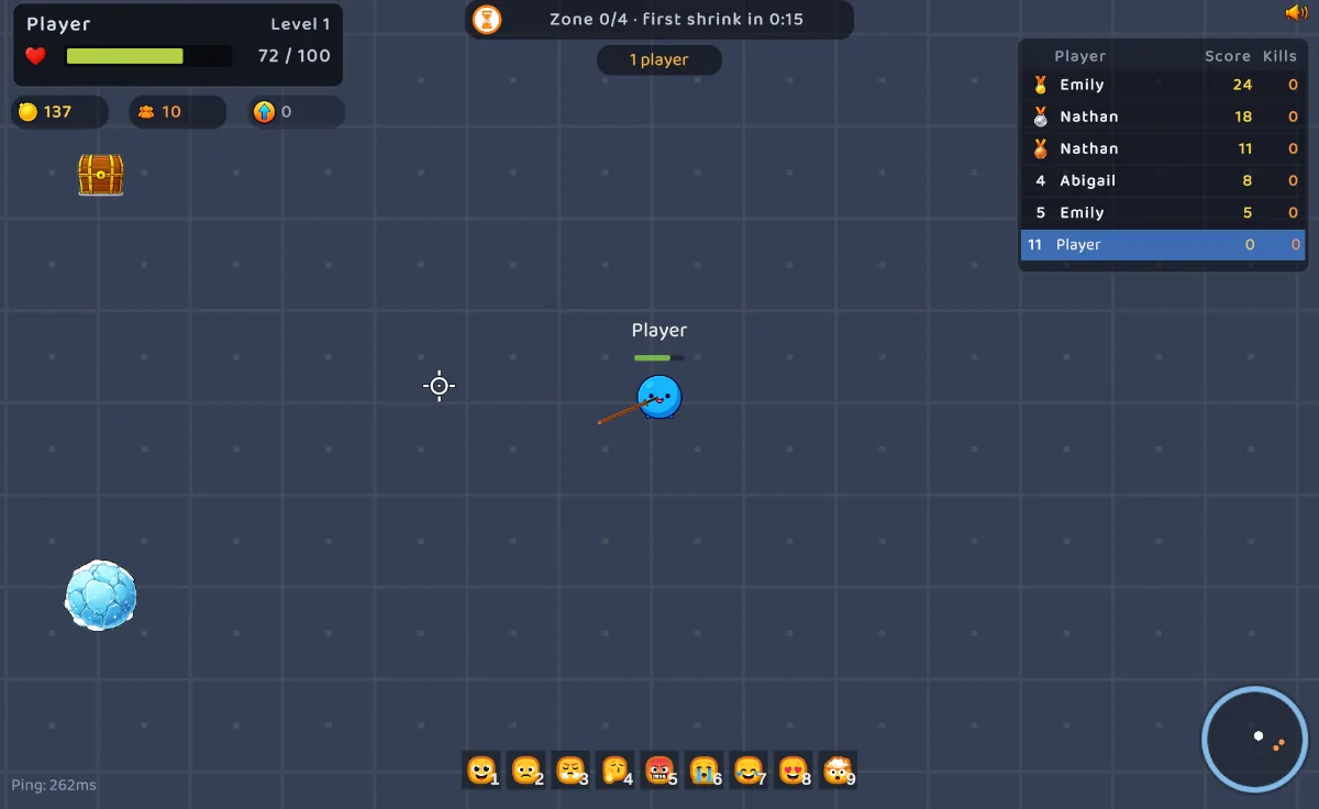 Playing Blobade